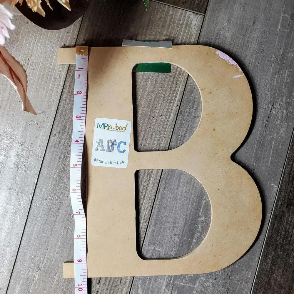 NWT MPI Wood Alphabet Letter 